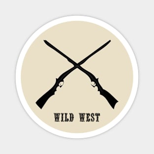 Western Era - Wild West Two Long Rifles Magnet